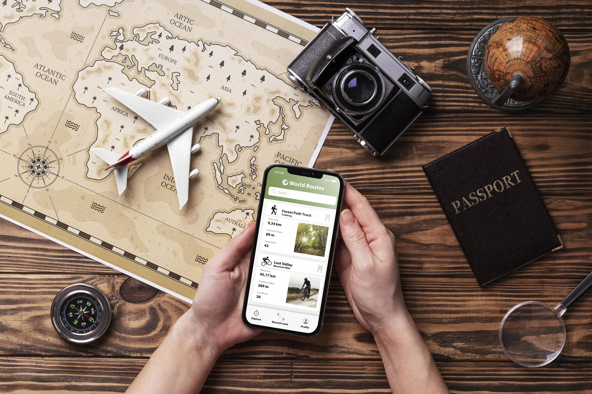 Travel booking app in mobile